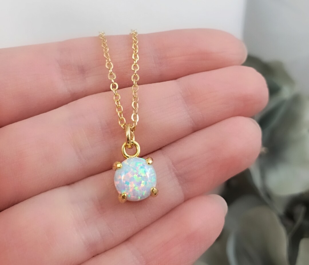 Graduation Gift, Gold or Silver Opal Necklace, Boxed Jewelry with Graduate Card, Congratulations for Graduating, High School, College AH2045 | MakerPlace by Michaels